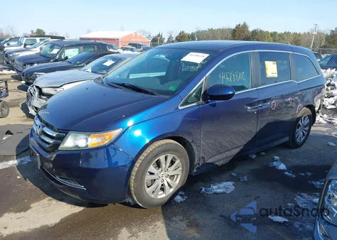 2015 Honda Odyssey Ex z USA, uszkodzony, nr VIN 5FNRL5H47FB123081